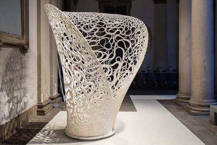 Zaha Hadid Architects Unveils a Striking 3D Printed Sculpture for Milan Design Week 2017