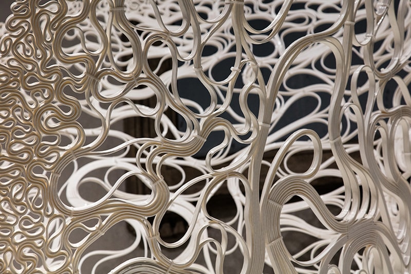 Zaha Hadid Architects Thallus Sculpture Milan Design Week 2017 Installation 3D Printing Art Design