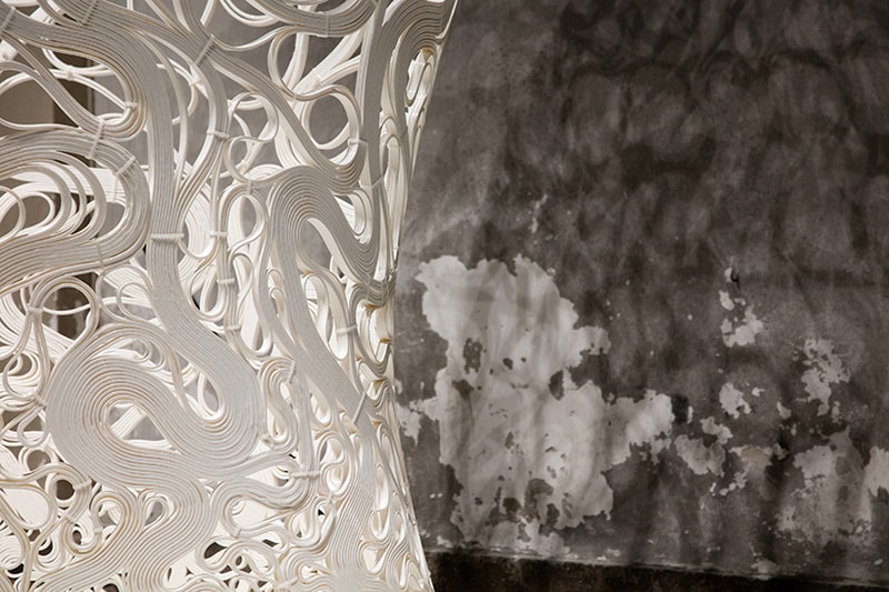 Zaha Hadid Architects Thallus Sculpture Milan Design Week 2017 Installation 3D Printing Art Design