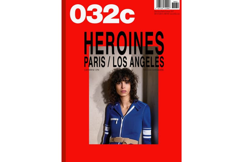 '032c' Magazine Summer 2017 Issue Bella Hadid Fashion Publication Magazines Virgil Abloh Jason Dill Playboi Carti