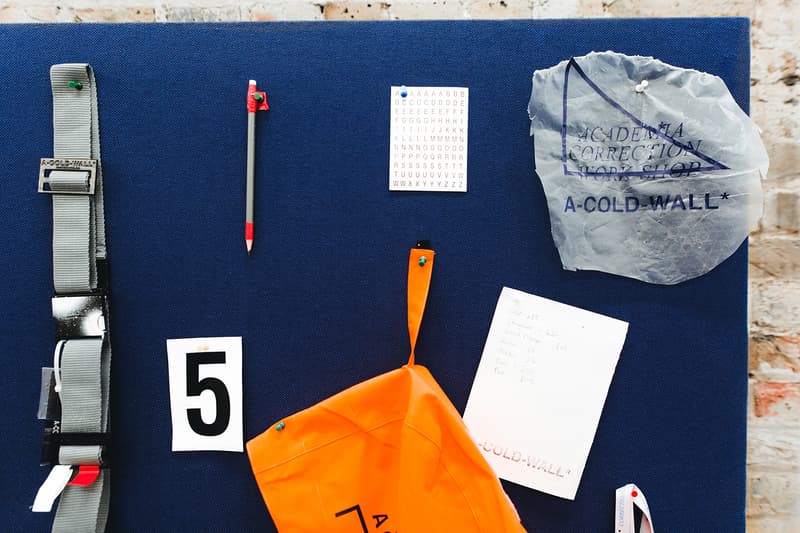 A-Cold-Wall Academia Correction Workshop Pop-Up Inside Looks