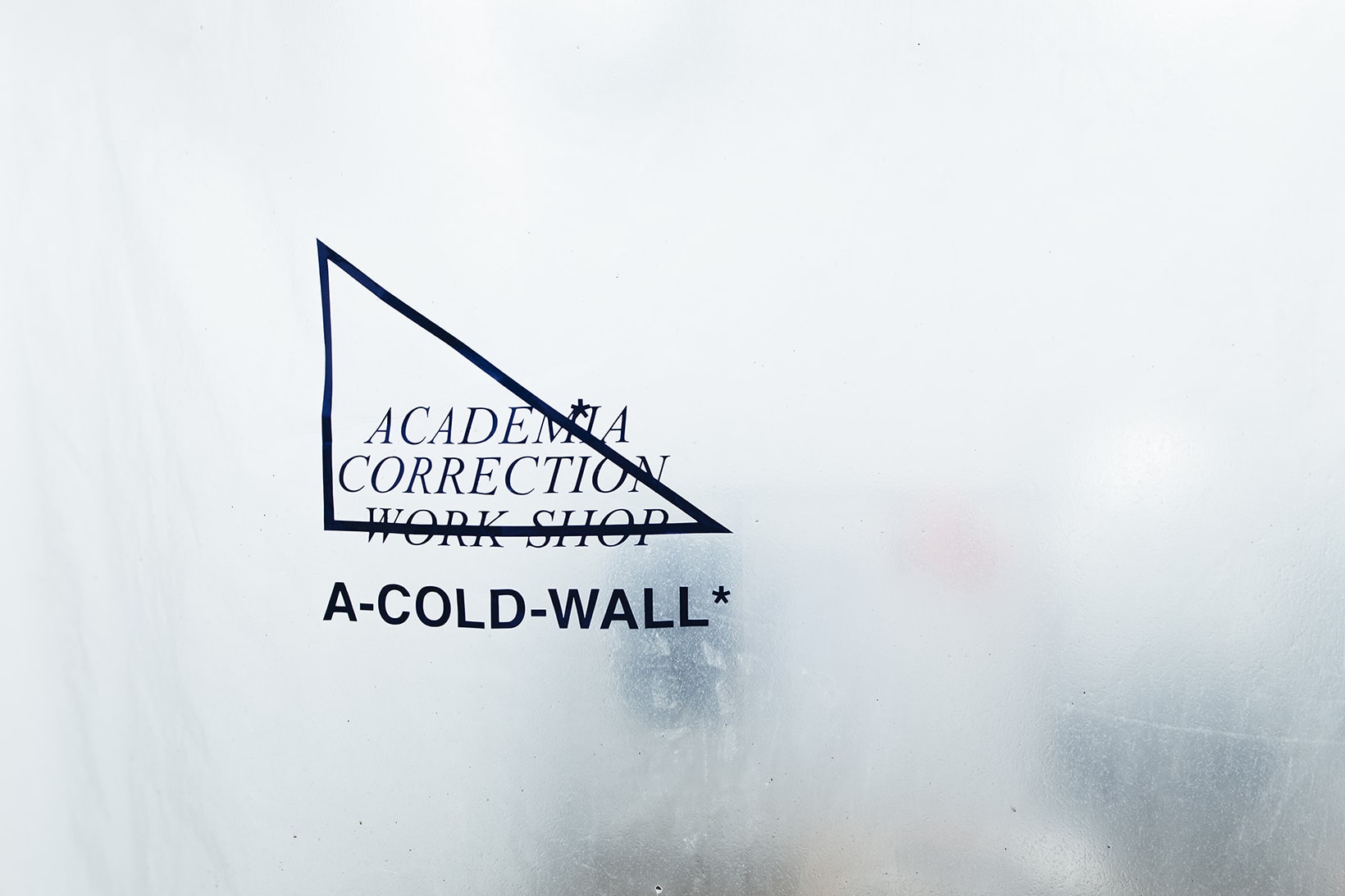 A-Cold-Wall Academia Correction Workshop Pop-Up Inside Looks