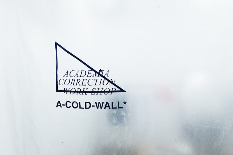 A Cold Wall Academia Correction Workshop Pop Up Hypebeast A Cold Wall Academia Correction Workshop Pop Up Hypebeast