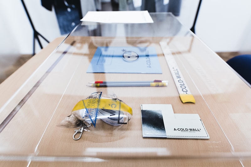 A-Cold-Wall Academia Correction Workshop Pop-Up Inside Looks