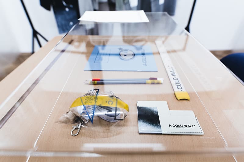 A-Cold-Wall Academia Correction Workshop Pop-Up Inside Looks