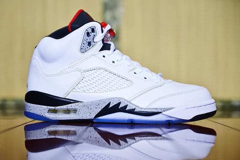 Air Jordan 5 Retro Cement White