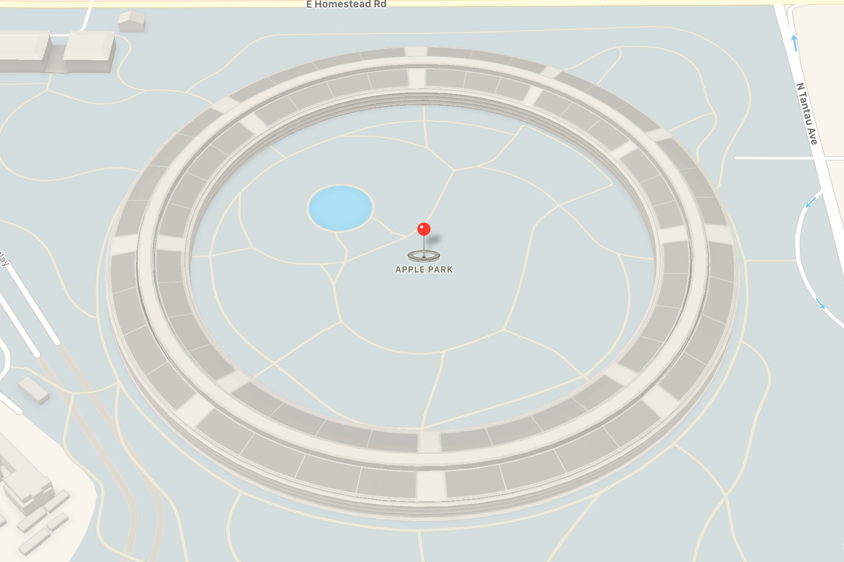 Apple Maps Apple Park 3D Model View