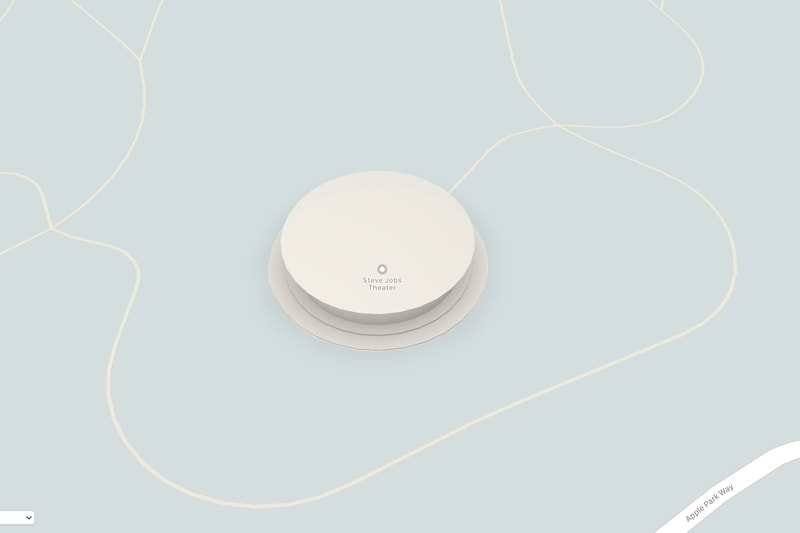 Apple Maps Apple Park 3D Model View