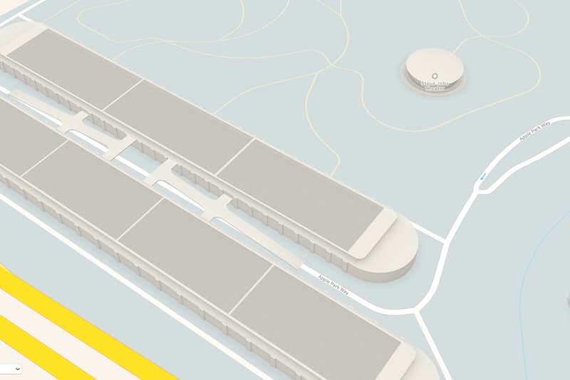 Apple Maps Apple Park 3D Model View