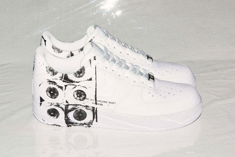 Supreme x COMME des GARCON Shirt x Nike Air For Lows Launching Through DSM E-Flash