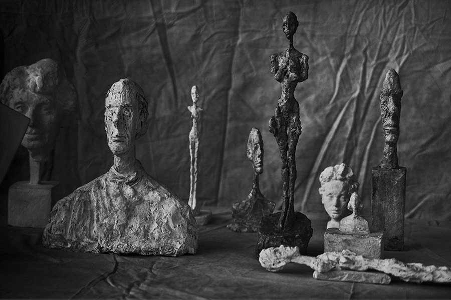 Peter Lindbergh Alberto Giacometti Sculptures London Gagosian Gallery