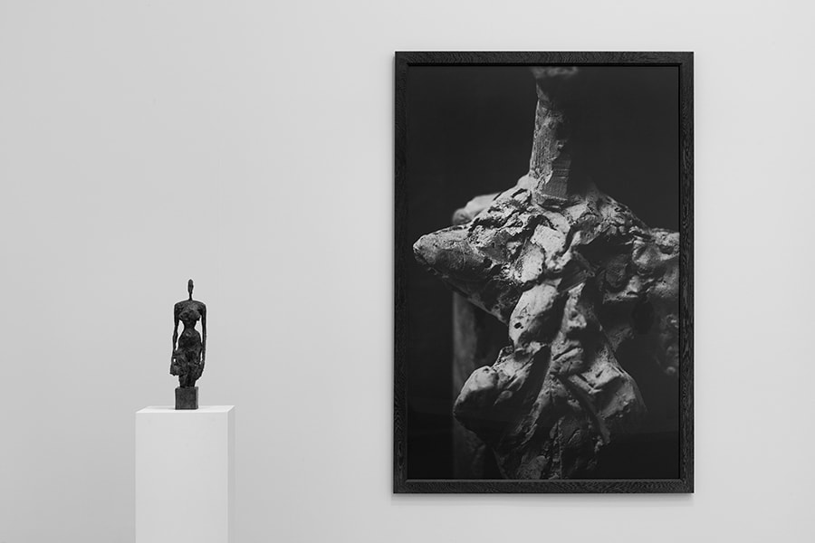 Peter Lindbergh Alberto Giacometti Sculptures London Gagosian Gallery