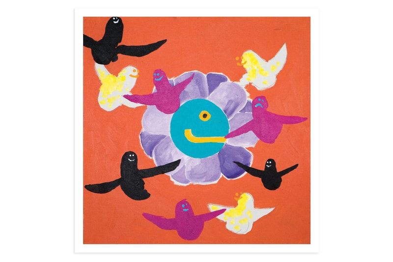 Mark Gonzales Flower Floral Print