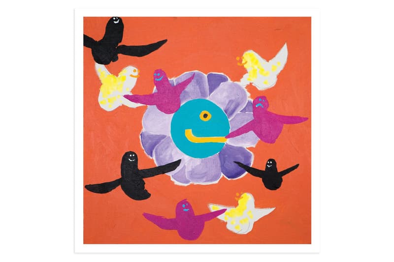 Mark Gonzales Flower Floral Print