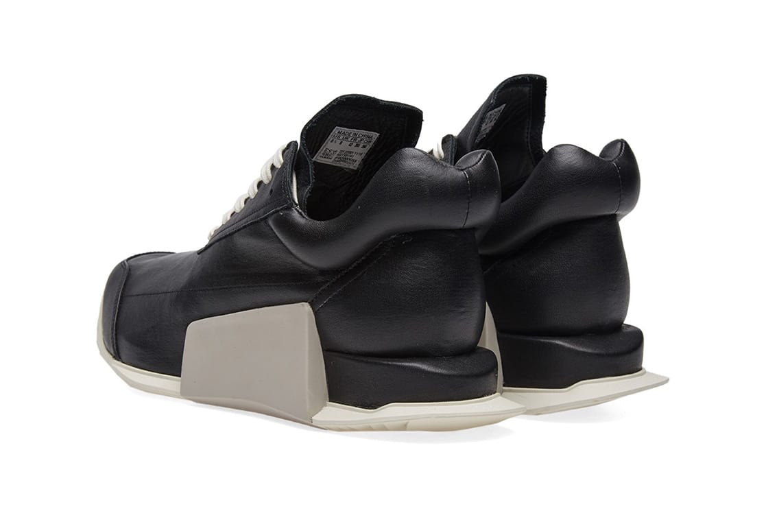 adidas by rick owens black level runner sneakers