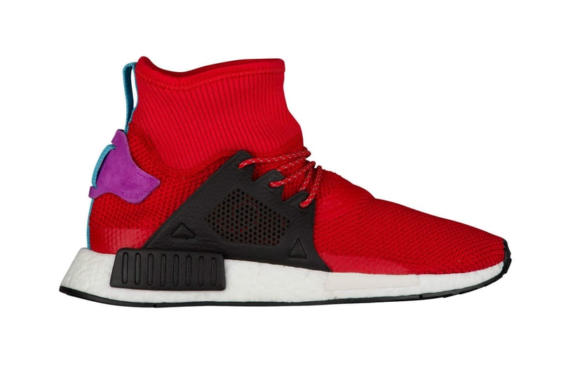 adidas NMD_XR1 Scarlet Core Black Shock Purple Grey Two Grey Two Grey Two