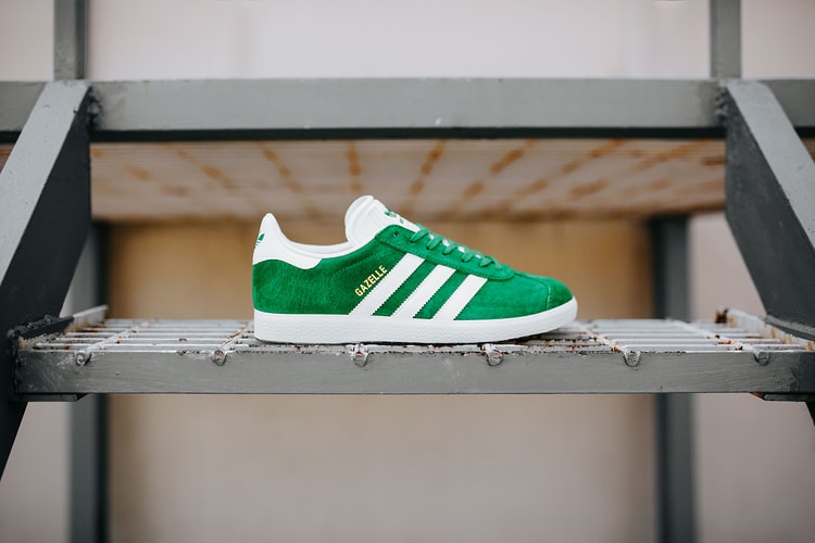 adidas Dresses the Gazelle in Clean Green Suede
