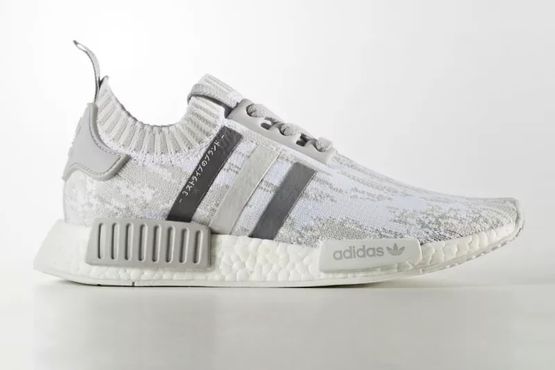 adidas NMD r1 Primeknit "Glitch Camo" White japan katakana