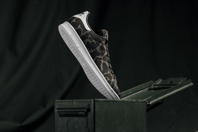adidas Originals Stan Smith Canvas Camo Core Black Camouflage