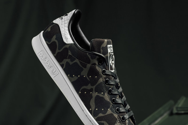 adidas Originals Stan Smith Canvas Camo Core Black Camouflage