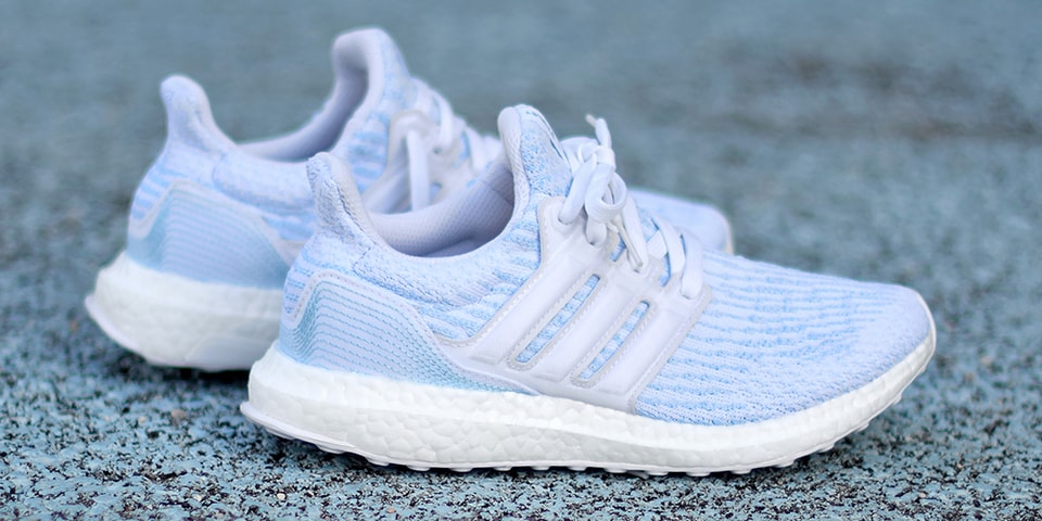 adidas gazelle silver green womens Mens Adidas Ultra BOOST Uncaged Parley - CP9686 main image 1
