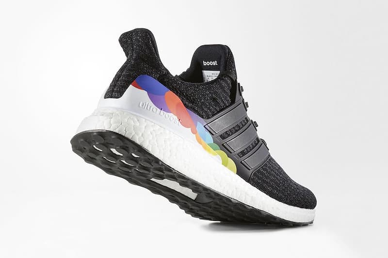 adidas UltraBOOST 3.0 "Pride / LGBTQ" Black Multicolor Heel Cage