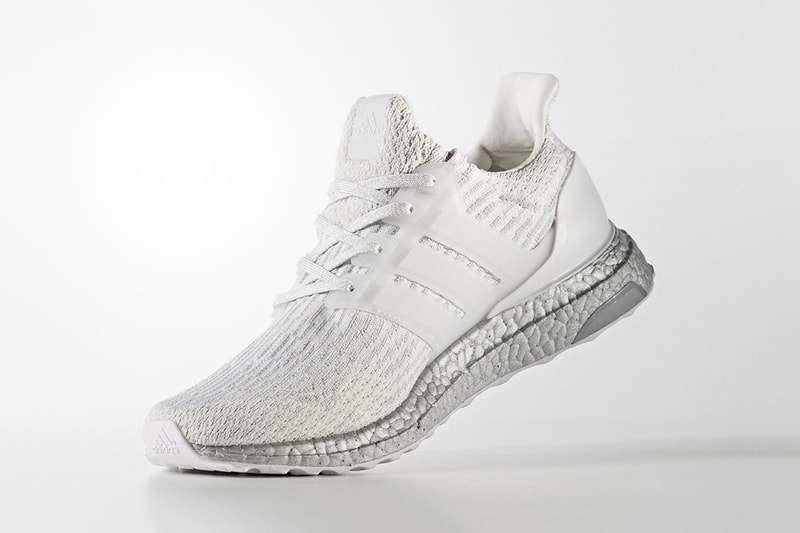 adidas UltraBOOST "Crystal White" Three Stripes