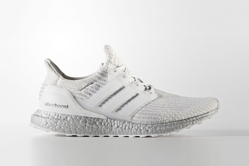 adidas UltraBOOST "Crystal White" Three Stripes