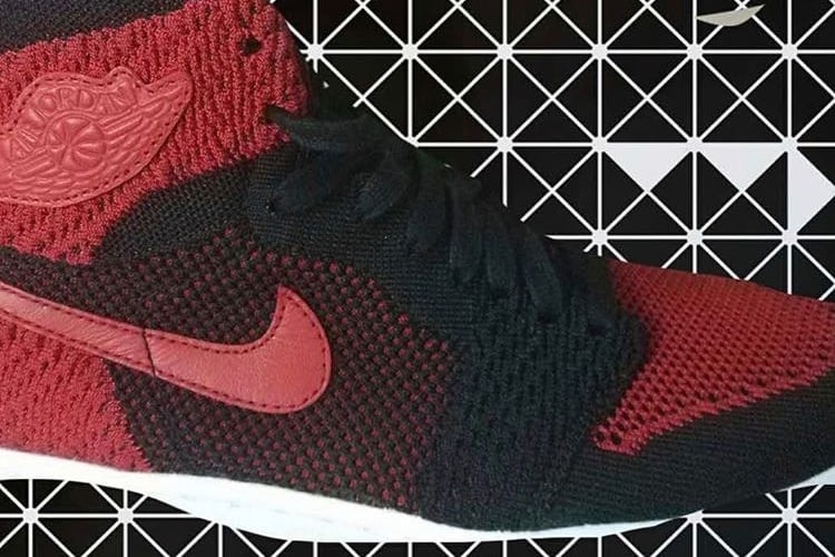 The Air Jordan 1 "Banned" Colorway Gets a Flyknit Revamp