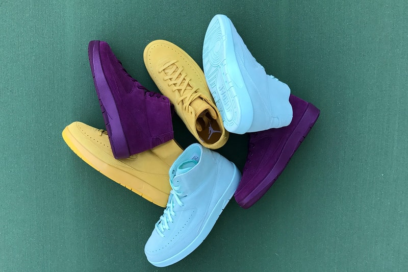 Air Jordan 2 Decon Mint Foam Bordeaux Mineral Gold