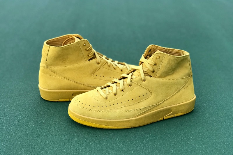Air Jordan 2 Decon Mint Foam Bordeaux Mineral Gold