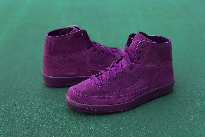 Air Jordan 2 Decon Mint Foam Bordeaux Mineral Gold