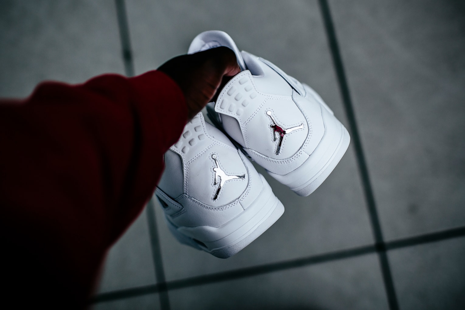 Nike Air Jordan 4 Pure Money White Metallic Silver