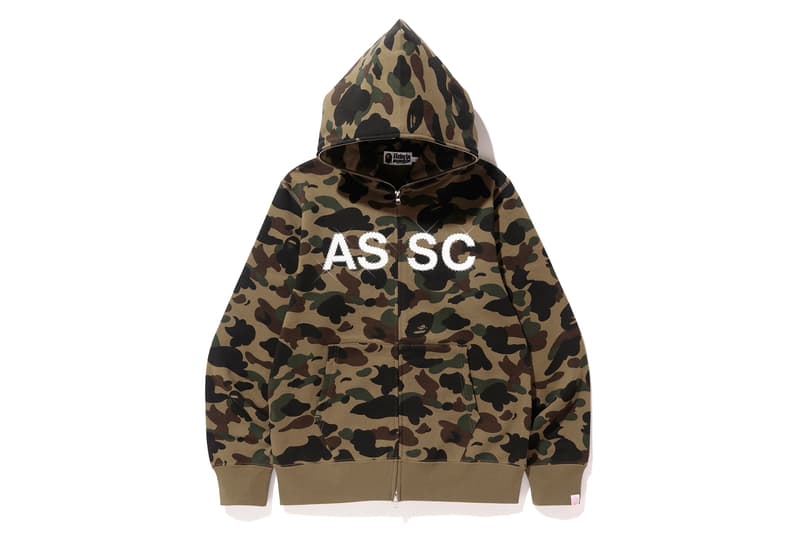 Anti Social Social Club x BAPE Full Zip ASSC Green Front