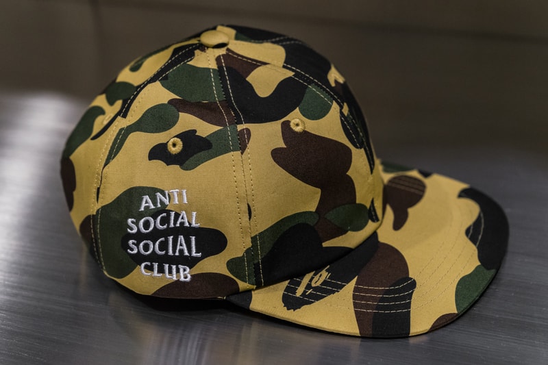 Anti Social Social Club BAPE Launch Fashion Streetwear Apparel Accessories Clothing