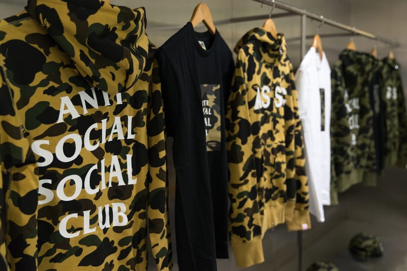 anti social social club x bape