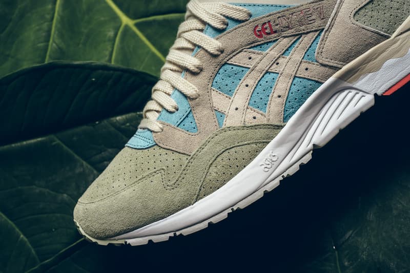 ASICS Gel Lyte V "Reef" Beige teal Tan