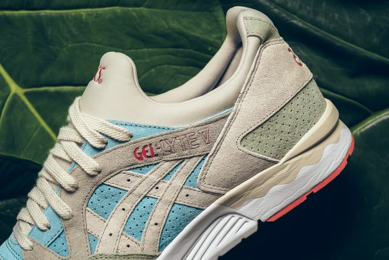 ASICS Gel Lyte V "Reef" Beige teal Tan