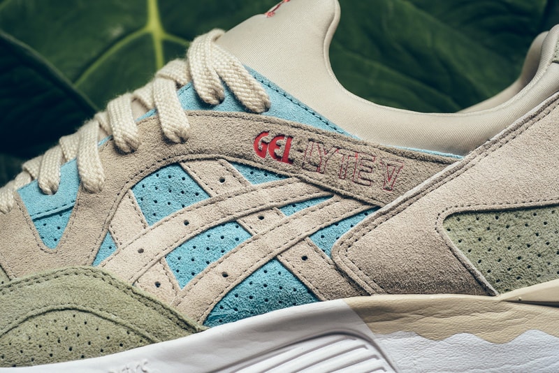 ASICS Gel Lyte V "Reef" Beige teal Tan