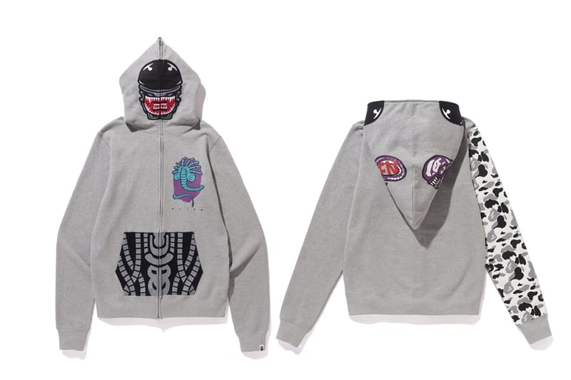 bape x alien hoodie