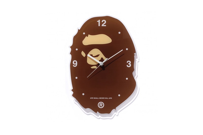 BAPE Ape Head Wall Clock Technology Devices Gadgets Alarm