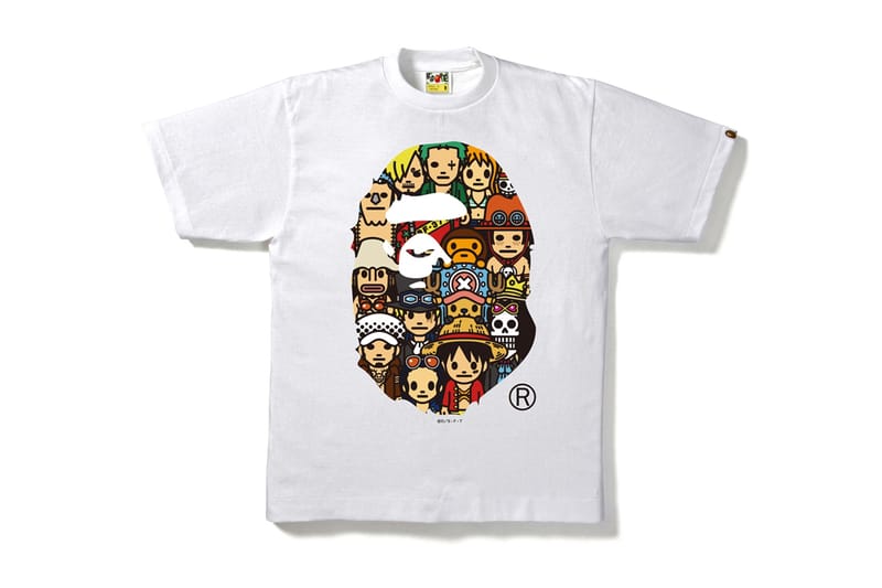 bape x one piece t shirt