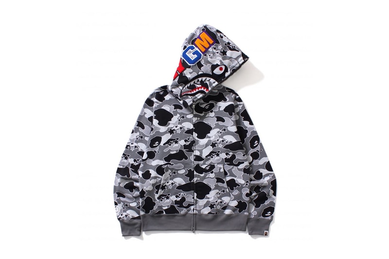 BAPE Star Camo Shark Hoodie 2017 Spring/Summer A Bathing Ape
