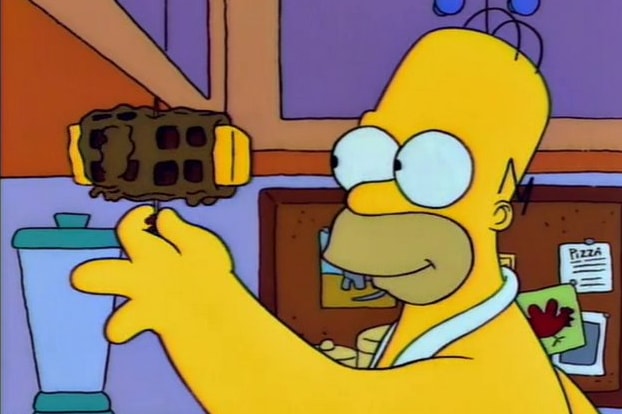 Watch 'Binging with Babish' Destroy a Waffle Iron Making Homer Simpson's Moon Waffles