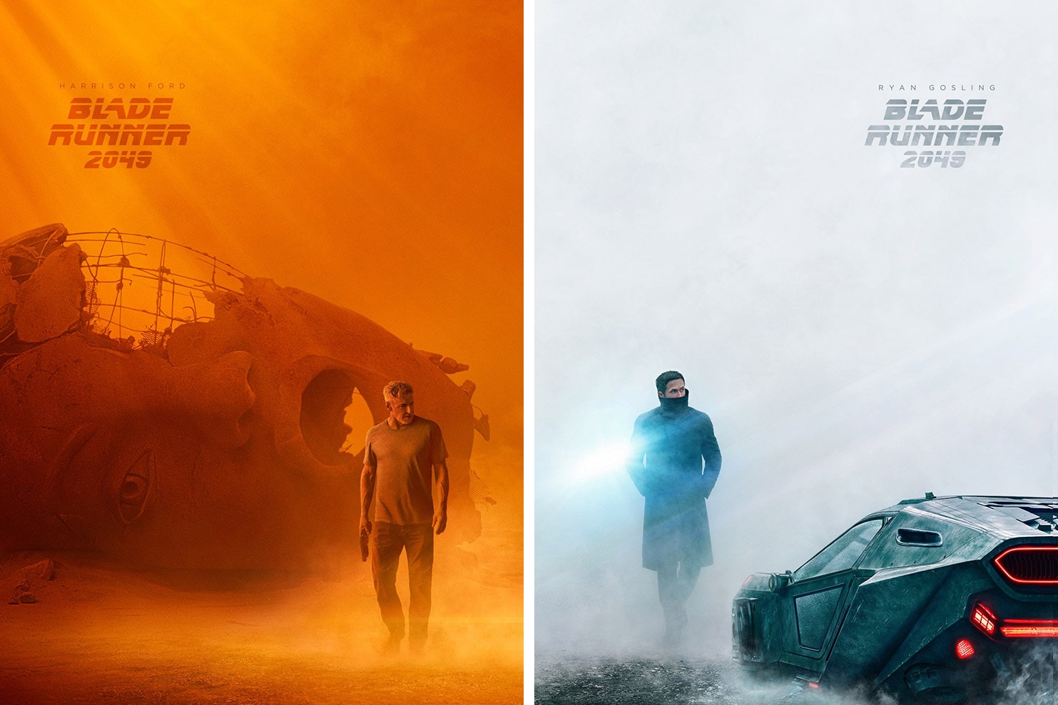 'Blade Runner 2049' Movie Posters Ryan Gosling Harrison Ford