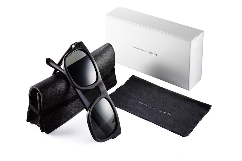 Common Projects MOSCOT TYPE ONE Limited Edition Sunglasses Black Gold