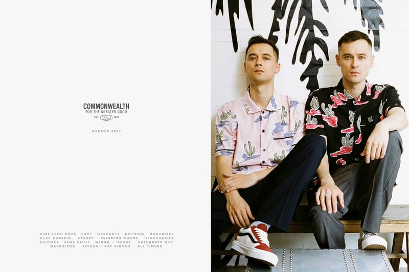 Commonwealth 2017 Spring/Summer Editorial Lookbooks Stussy Manila Arthur Bray Yeti Out