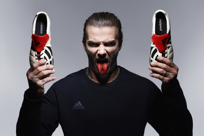 David Beckham wearing Adidas Ultraboost 19 Sneakers, Adidas Club 3