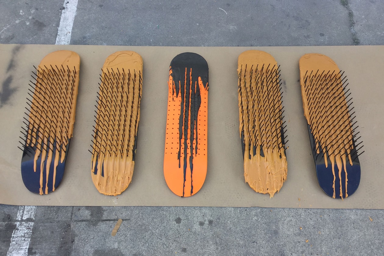 Andrea “FACE” Facelli VLONE Skate Deck Jesus Crucified