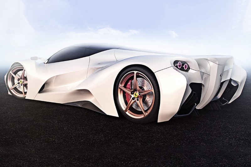 Ferrari White Colorway Concept Ivan Venkov Cars